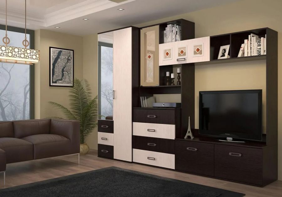 Гостиная Белла вариант комплектации 3