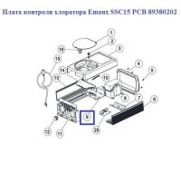 Плата контроля хлоратора Aquaviva SSC15 PCB 89380202