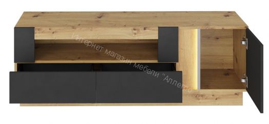Тумба ТВ-150 MODO Артизан/Чёрный