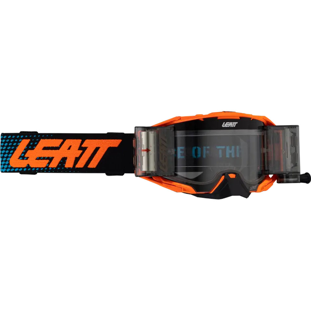 Leatt Velocity 6.5 Roll-Off Orange Clear 83% (2025) очки для мотокросса и эндуро