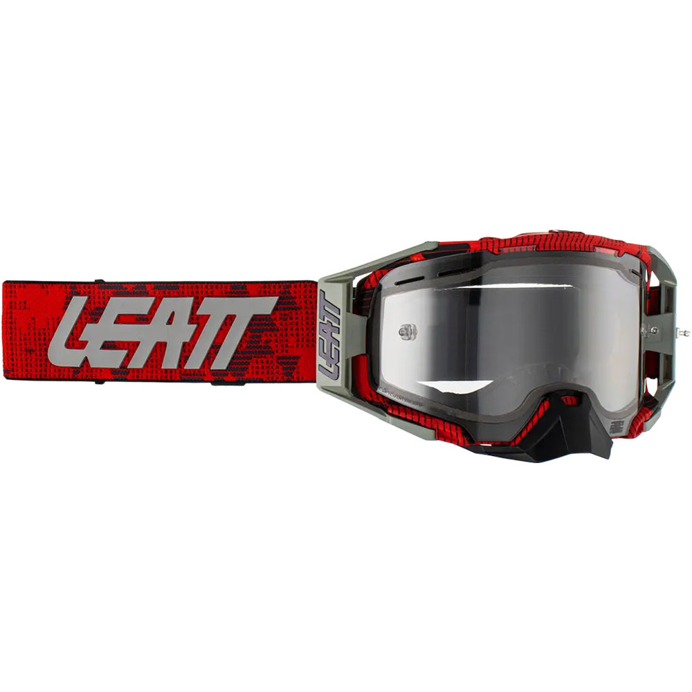 Leatt Velocity 6.5 Enduro JW22 Red Clear 83% (2025) очки для эндуро