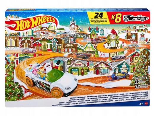 Адвент календарь Hot Wheels с машинками 2023 HKL74