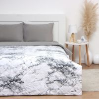 Покрывало LoveLife 2 сп White marble, 180*210±5см, микрофайбер, 100% п/э