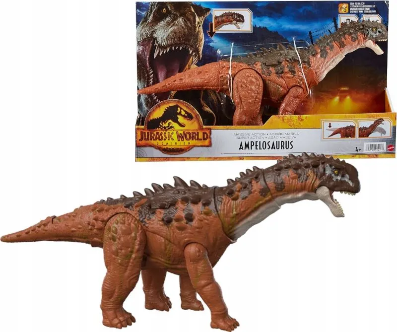 Фигурка динозавр Jurassic World Dominion Ampelozaur 36см Ампелозавр HDX50