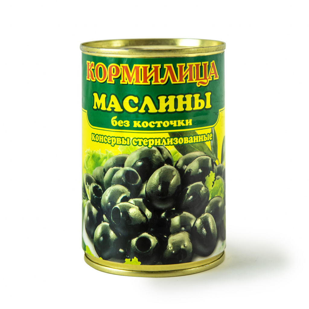 Маслины без косточки "Кормилица" ж/б 280гр (24шт) (300мл)