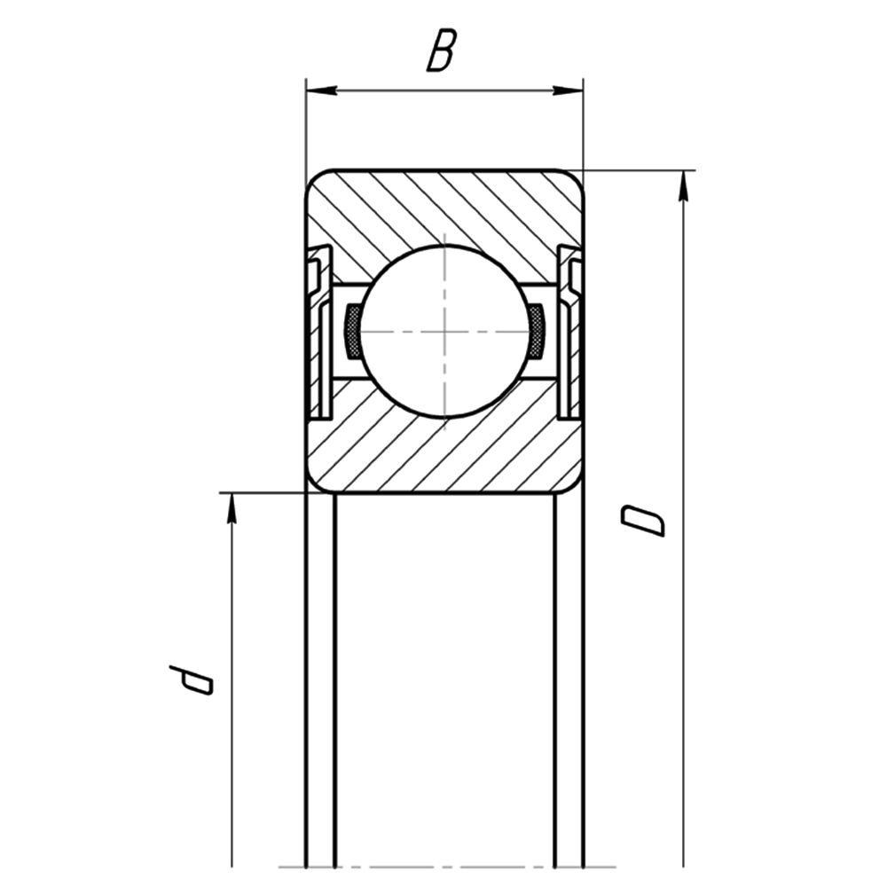 Подшипник 6312 ZZ/P6C3 (76-80312 С17)