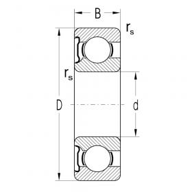 Подшипник 6203 RS C3
