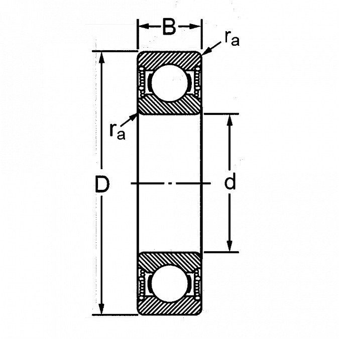 Подшипник 6202 2RS/12