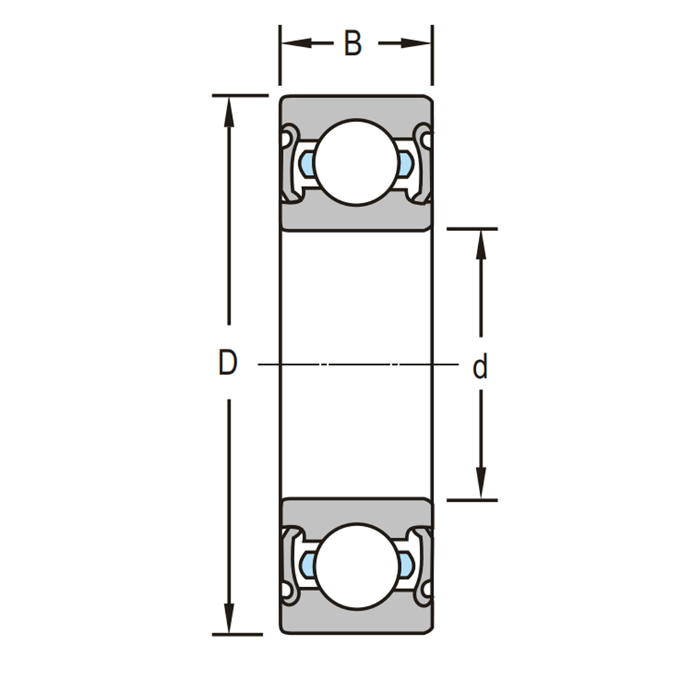 Подшипник 6004 E 2RS