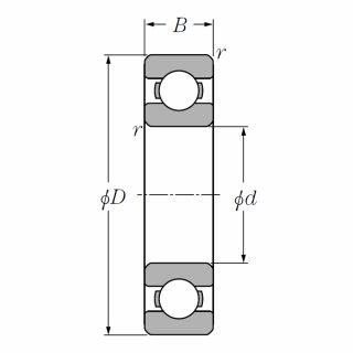 Подшипник 6204 C3