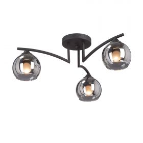 Люстра Vitaluce V4285-1/3PL, 3xE27 Макс. 40Вт Черный, Матовый / Виталюче.