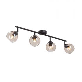 Люстра Vitaluce V43130-13/4PL, 4xE27 Макс. 40Вт Черный, Матовый / Виталюче.