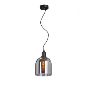 Люстра Vitaluce V2950-1/1S, 1xE27 Макс. 40Вт Черный, Матовый / Виталюче.