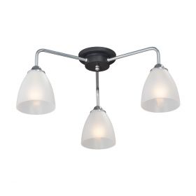 Люстра Vitaluce V4952-9/3PL, 3хЕ14 Макс. 40Вт, Плафон ПП Хром / Виталюче.