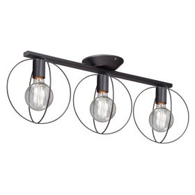 Люстра Vitaluce V4328-1/3PL, 3хE27 Макс. 60Вт Черный, Матовый / Виталюче.