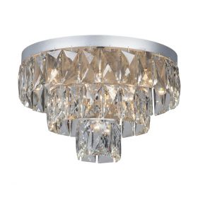 Люстра Vitaluce V5262-9/8+4+1PL, 13хЕ14 Макс. 40Вт Хром / Виталюче.