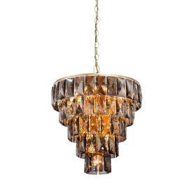 Люстра Vitaluce V5276-8/20+1, 21хE14 Макс. 40Вт Золото / Виталюче.