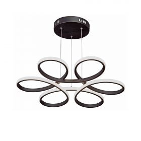Светильник Светодиодный Vitaluce V4618-1/6S, LED 85Вт, 3900-4200К, 3160лм Черный, Матовый / Виталюче.