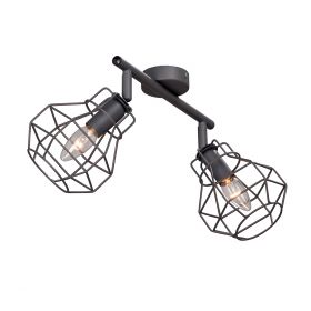 Люстра Vitaluce V4883-2/2PL, 2xE14 Макс. 40Вт Бронзовый Графит / Виталюче.