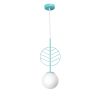 Подвес Vitaluce V2984-5/1S, 1xE27 Макс. 40Вт Морская Волна / Виталюче.