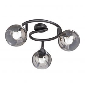 Люстра Vitaluce V4314-1/3PL, 3хE27 Макс. 60Вт Черный, Матовый / Виталюче.