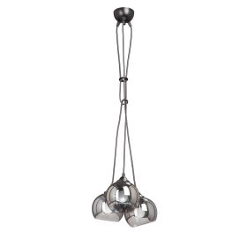 Люстра Vitaluce V4360-1/3S, 3хE27 Макс. 60Вт Черный, Матовый / Виталюче.