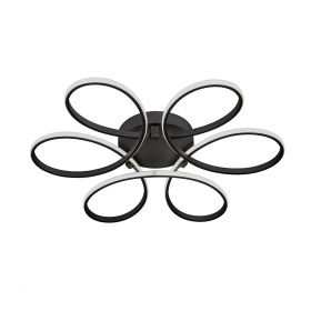 Светильник Светодиодный Vitaluce V4610-1/6PL, LED 112Вт, 3900-4200K Черный, Матовый / Виталюче.