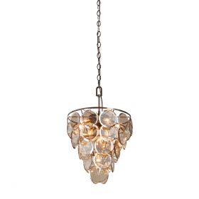 Люстра Vitaluce V5848-7/10, 10xE14 Макс. 40Вт Коньячная Бронза / Виталюче.