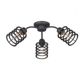 Люстра Vitaluce V4916-1/5PL, 5хЕ14 Макс. 40Вт Черный, Матовый / Виталюче.