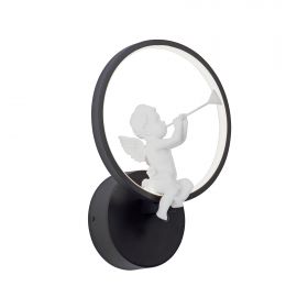 Светильник Настенный Vitaluce V4667-1/1A, LED 17Вт, 3900-4200K Черный, Матовый / Виталюче.