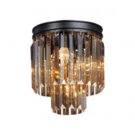 Люстра Vitaluce V5154-1/3+1PL, 4хE14 Макс. 40Вт Черный, Матовый / Виталюче.