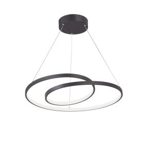 Светильник Светодиодный Vitaluce V4687-1/1S, LED 57Вт, 3900-4200К, 5144лм Черный, Матовый / Виталюче.