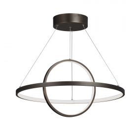 Светильник Светодиодный Vitaluce V4676-2/2S, LED 56Вт, 3900-4200K, 3530 Lm Бронза / Виталюче.