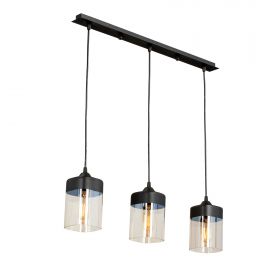 Люстра Vitaluce V4923-1/3S, 3xE27 Макс. 40Вт Черный, Матовый / Виталюче.