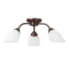 Люстра Vitaluce V3252/3PL, 3хЕ14 Макс. 40Вт, Плафон ПП, Коричневый, Матовый / Виталюче.