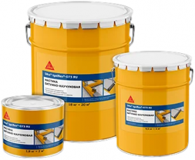 Мастика Универсальная Sika Igolflex-073 21.5л Битумно-Каучуковая, Однокомпонентная, Черная.