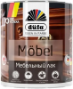 Лак Мебельный 2-в-1 Dufa Mebel 0.9л Тик, Глянцевый для Внутренних Работ / Дюфа Мебель.