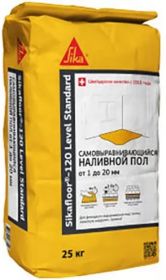 Наливной Пол 25кг Sika Sikafloor-120 Level Standard Самовыравнивающийся от 1 до 20 мм с Быстрым Набором Прочности.