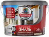 Эмаль Акриловая ProfiLux Professional Белая Универсальная Матовая 0.9кг.