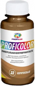 Паста Колеровочная Proficolor 100мл Коричневая, Универсальная для Всех Видов Красок и Штукатурок.