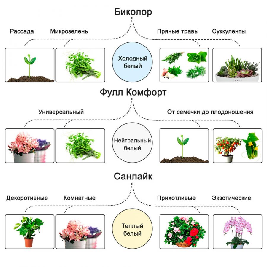 Фитолампа светодиодная МИНИФЕРМЕР Е27 SMD 25W (спектр на выбор)