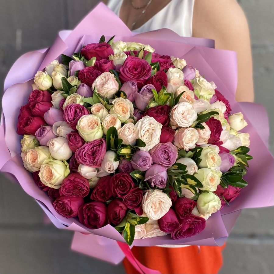 Кустовые розы mix