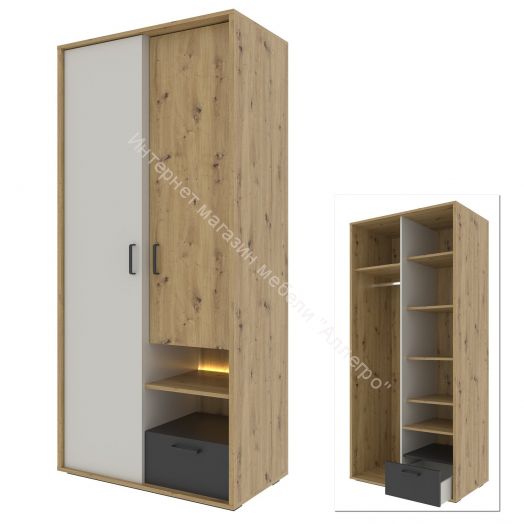 Молодежная KUBO К-2 Артизан/Чёрный/Серый