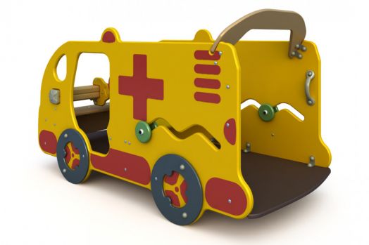 Формы для детских площадок Машинка "Скорая помощь"