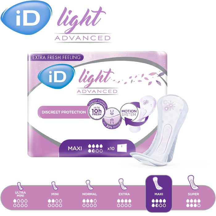 Урологические прокладки iD Light Maxi 10 шт