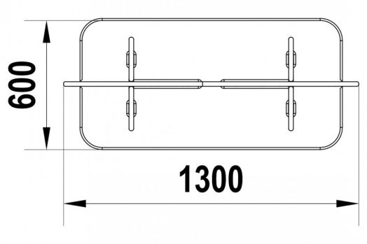 Скамейка для детской площадки "Полицейская машина"