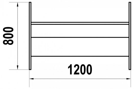 Скамейка для детской площадки "Вертолет"