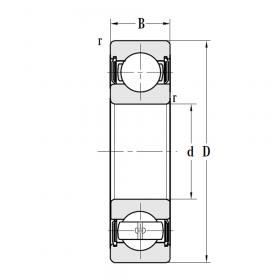 Подшипник 6204 2RS C3