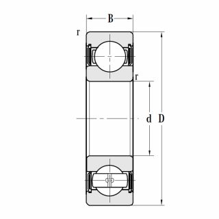 Подшипник 6204 2RS C3
