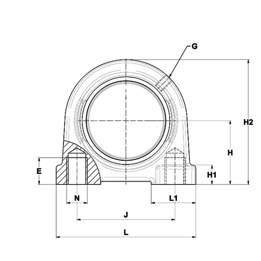 Подшипниковый корпус ESPAE 206